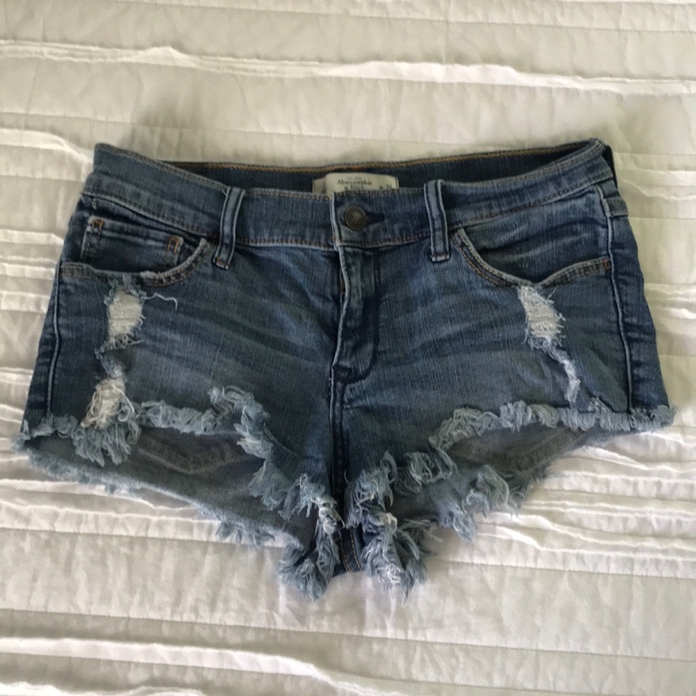 A & F Denim shorts
